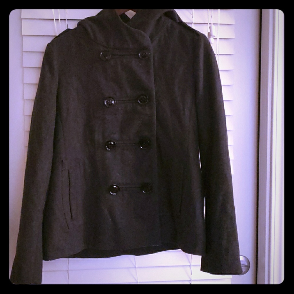 ☆STEVE MADDEN☆EUC☆WOOL PEA COAT☆
